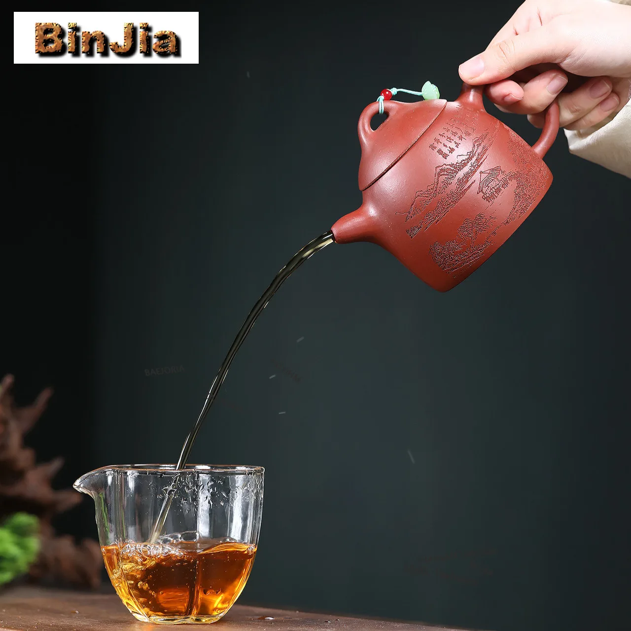 300ml Vintage Yixing Purple Clay Teapots Handmade Qinquan Pot Raw Ore Clear Water Mud Kettle Chinese Zisha Tea Set Teaware Gifts