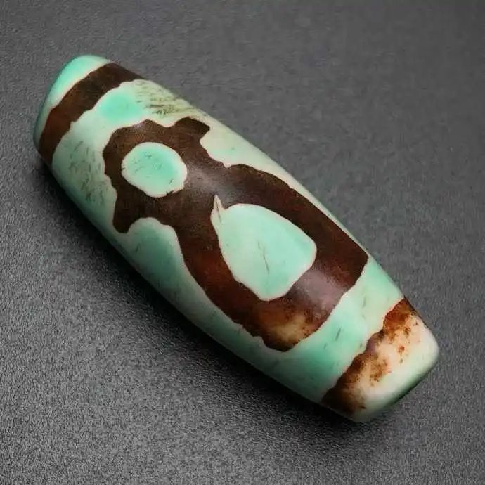 1pcs/lot Old material high oil package slurry barley supply Green Color Tianyuan Old Agate Beads with Beads Collection