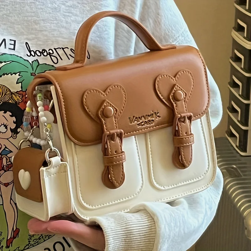 

Women's Crossbody Bag, Cute Square Portable Shoulder Bag