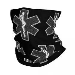 Star Of Life EMT Paramedic Emergency Medicine Bandana Neck Cover Balaclavas Face Mask Scarf Warm Headband Hiking for Men Women