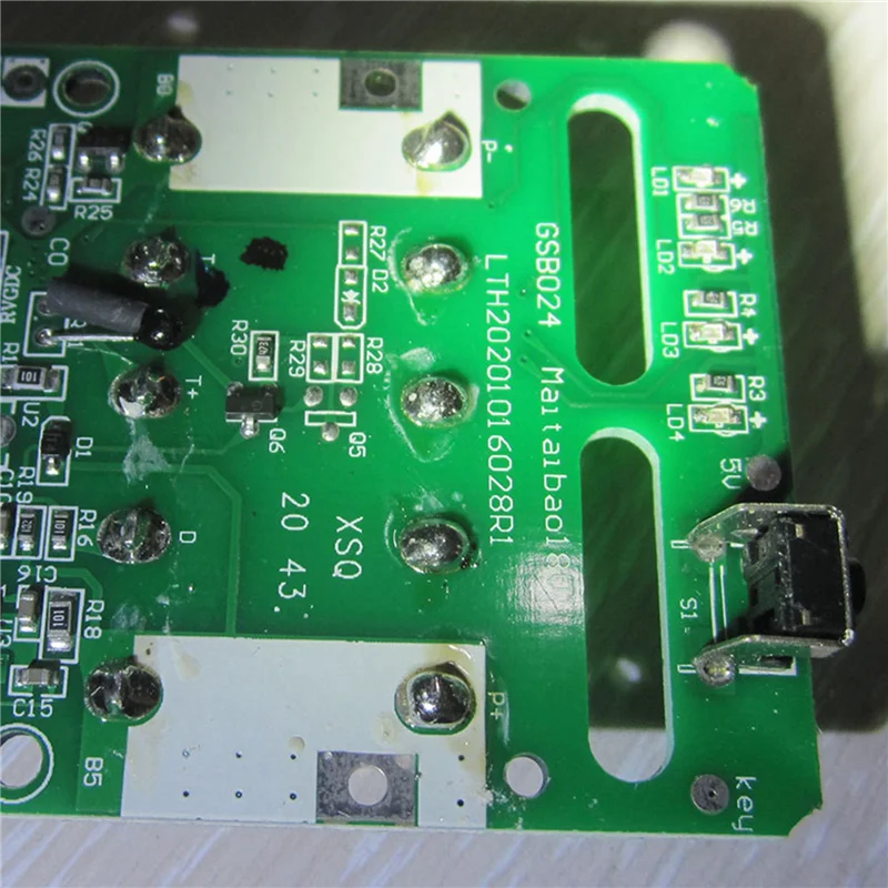 

A96I-Charging Protection Circuit Board PCB Board For Metabo 18V Lithium Battery Rack(4 Pcs)