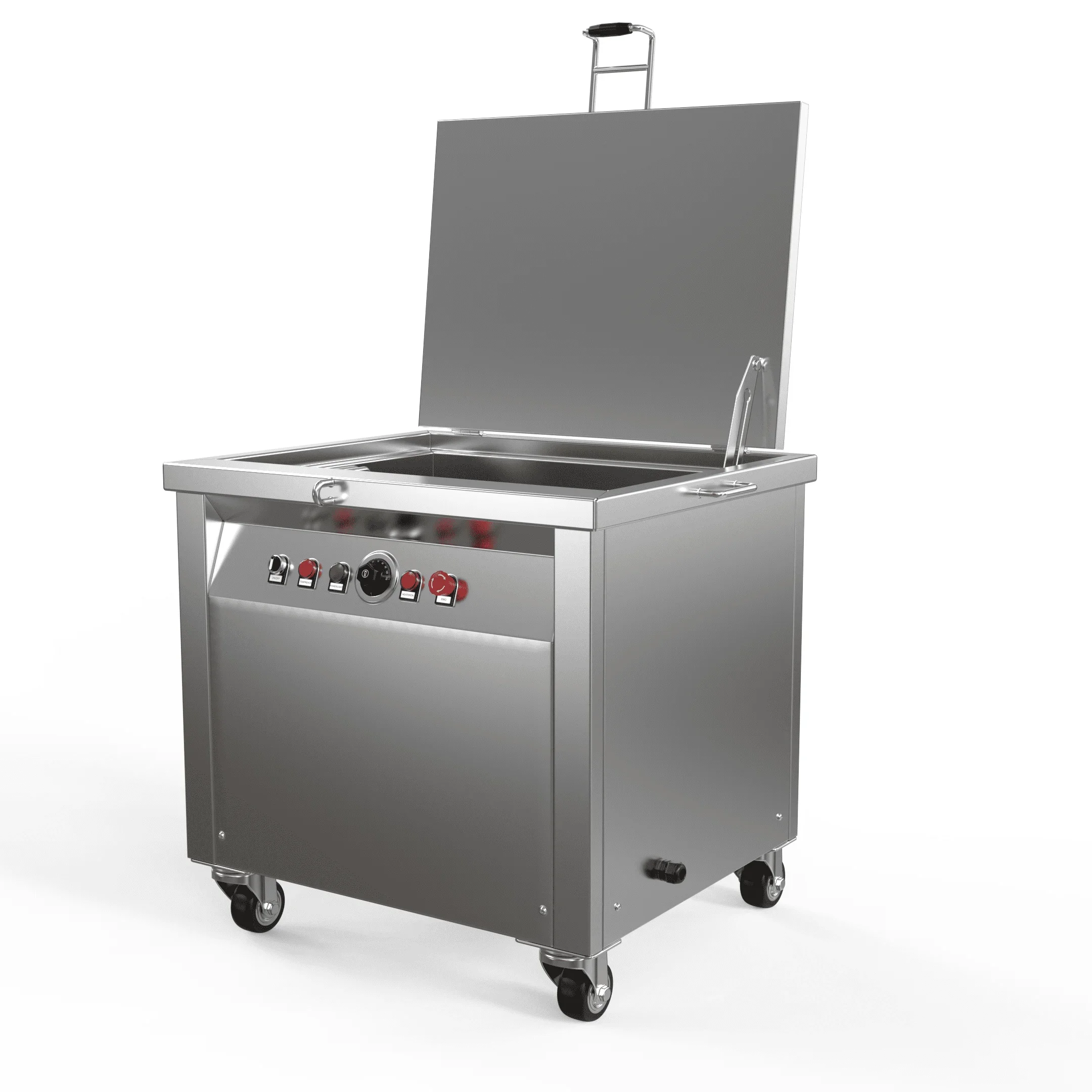 เครื่องทำความสะอาดอัลตราโซนิกอุตสาหกรรมแบบถังเดี่ยว Granbo Manufacturing สำหรับทำความสะอาดเครื่องยนต์รถยนต์ DPF ขนาด 38 ลิตร อ่างอัลตราโซนิก เครื่องทำความสะอาดอัลตราโซนิก