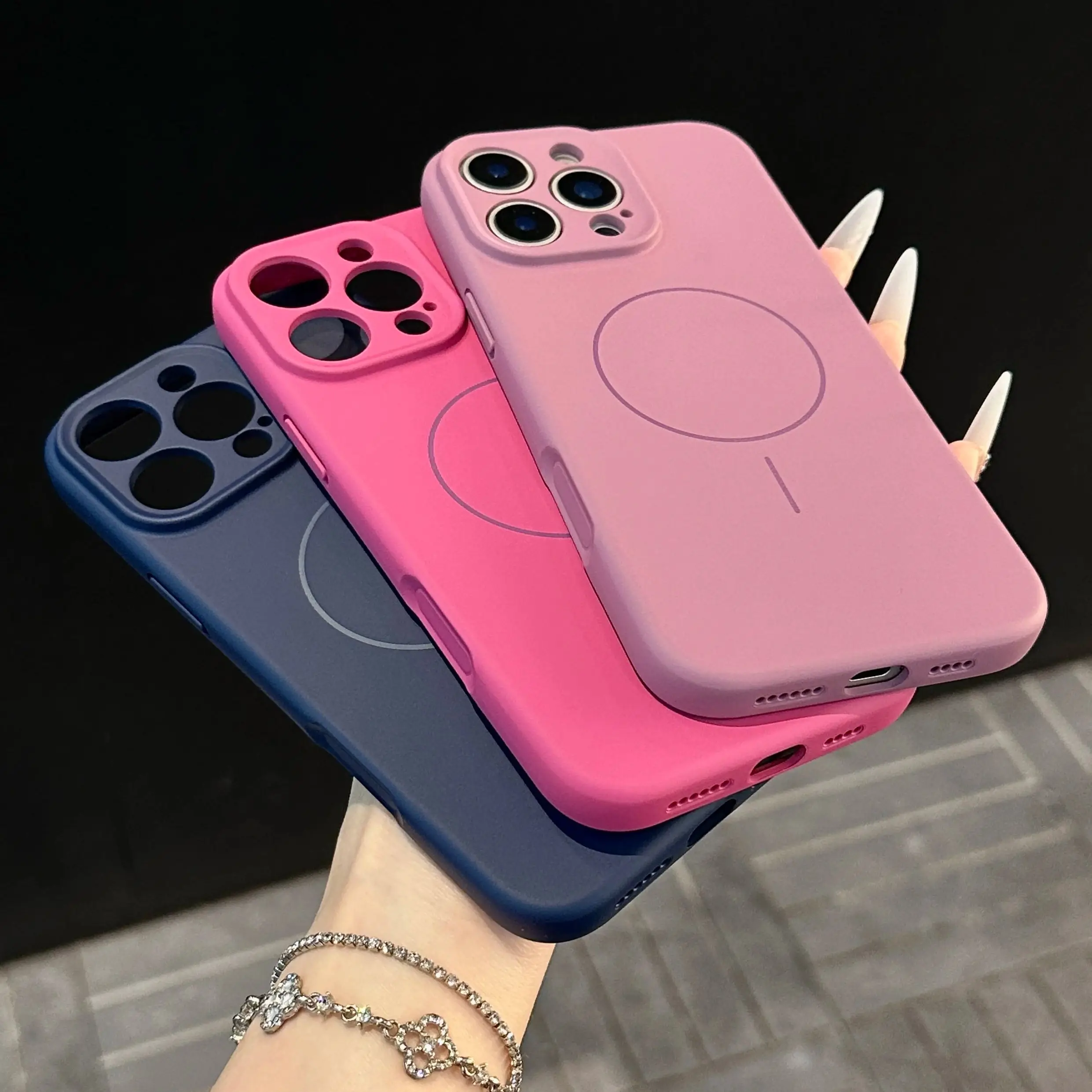 Matte Silikon Für Magsafe Magnet Fall Für iPhone 16 E 15 14 13 12 11 Pro X XR Max Objektiv stoßstange Abdeckung Mit Kamera Control Taste