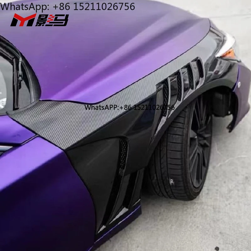 Carbon Fiber Fenders for Infiniti Q50 2014-2023 Car Front Vented Fender