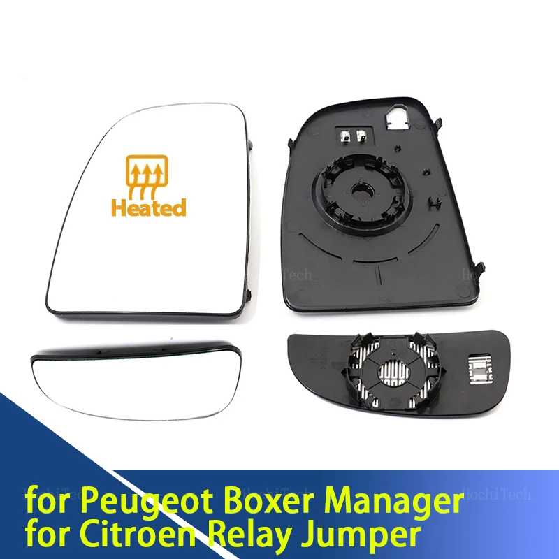 Driving or Passenger Mirror for Peugeot Boxer Manager for Citroen Relay Jumper Side Heated Wing Mirror Glass Lens Right or Left