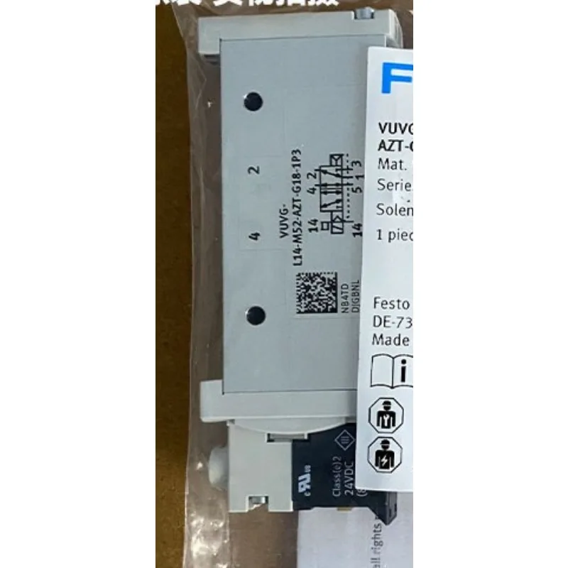 

Детали для электромагнитного клапана FESTO VVUVG-L10-B52-T-M5-1P3 566458, новинка