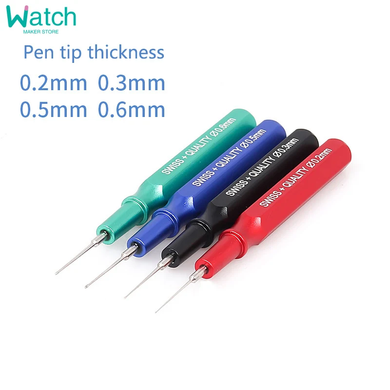 Stylo huileur spécial pour montre, pointage de précision, stylo à huile, poignée en métal, réparation de montre, outil d'entretien pour horlogers
