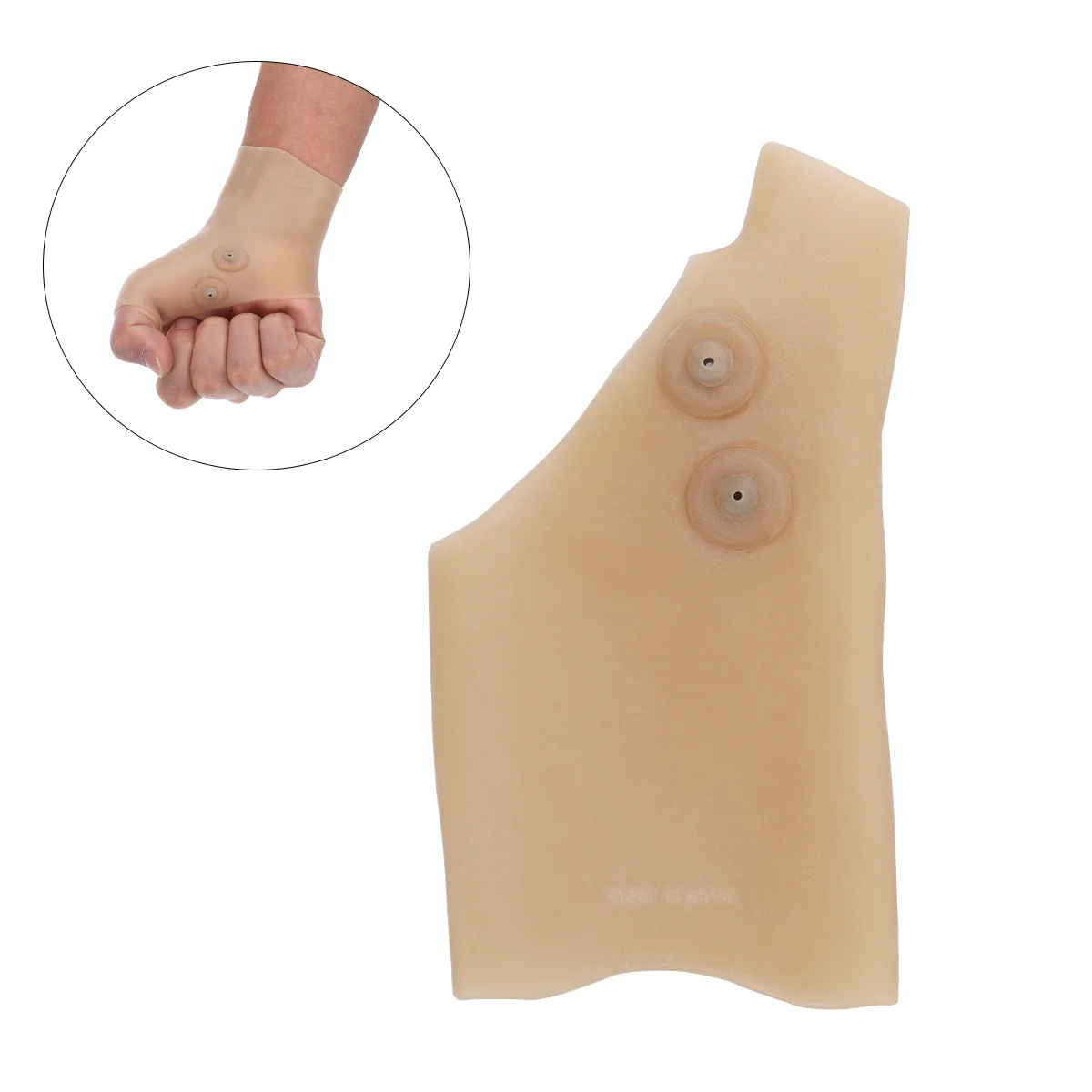 

Silicone Wrist Brace Magnetic Therapy Gloves with Thumb Support Hand Keyboard Rest