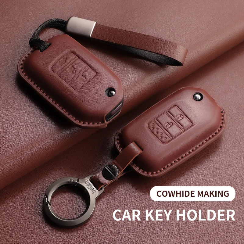 Leather Car Key Cas…