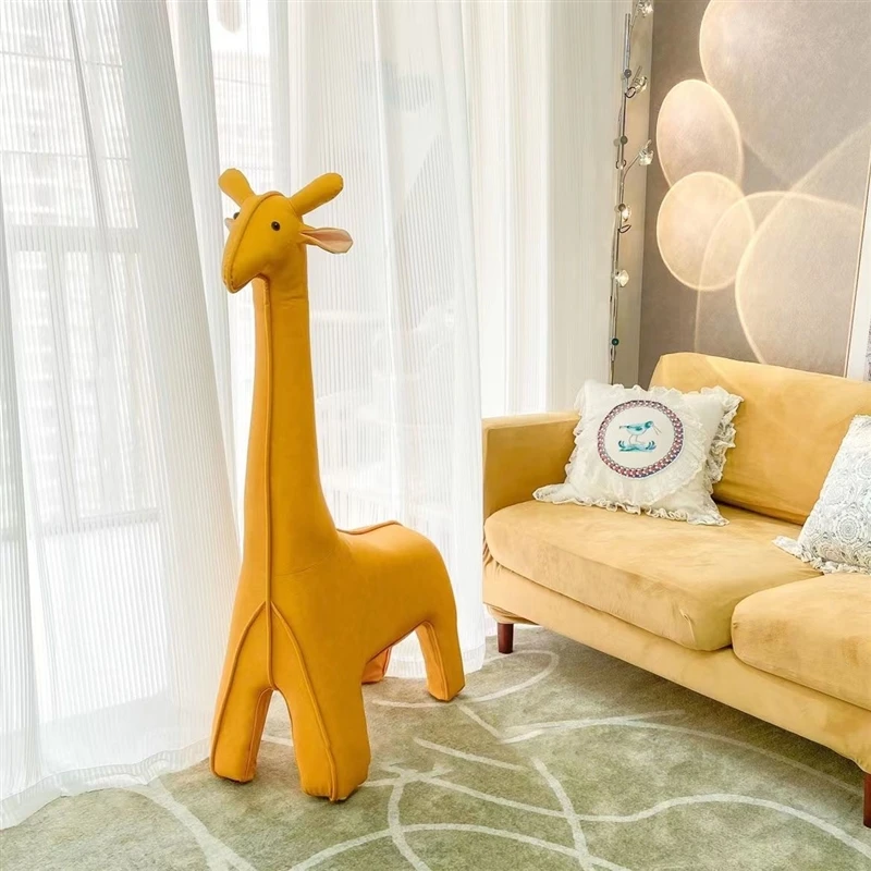 

Children sofa giraffe stool Internet celebrity animal cartoon stool