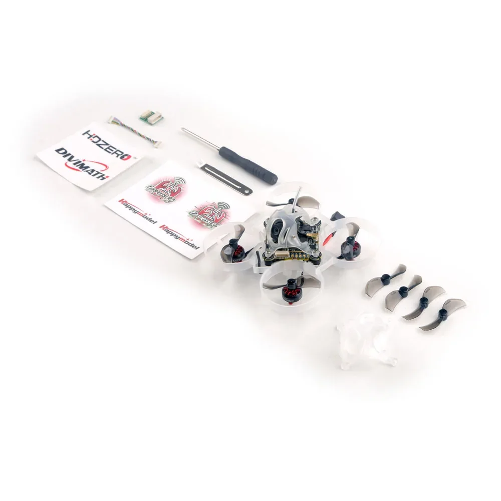 HappyModel Mobula6 HDZERO V3 1S 65 мм HD Бесщеточная Whoop SuperX HD ELRS AIO EX0802 KV19000 HDZero Камера VTX