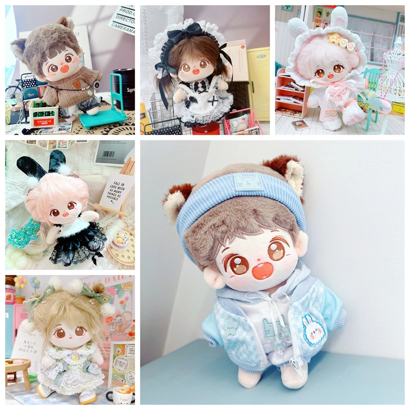 

Кукольная одежда для куклы Idol 20 см, аксессуары, юбка горничной, толстовка с капюшоном, комбинезон для кукол Super Star, игрушки, подарок