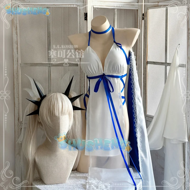 

Azur Lane HMS Формируемый Косплей Костюм Памятный Отпечаток Свадебное Платье Клятва Цветок Свадьба Хэллоуин Карнавал Вечеринка