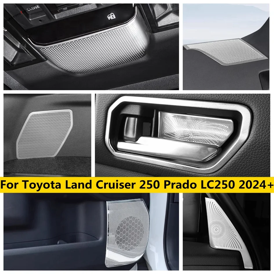 

Door Handle Bowl Dashboard Rear Trunk Switch Stereo Loundspeaker Cover Trim For Toyota Land Cruiser 250 Prado LC250 2024 2025