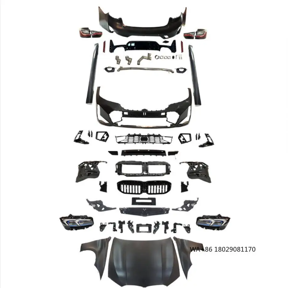 

OLD to NEW HEAD LIGHT SIDE SKIRT FACELIFT F30 to G20 LCI CAR BUMPERS 3SERIES F30 to G20 LCI BODY KIT 2011-2017 FRONT BUMPER