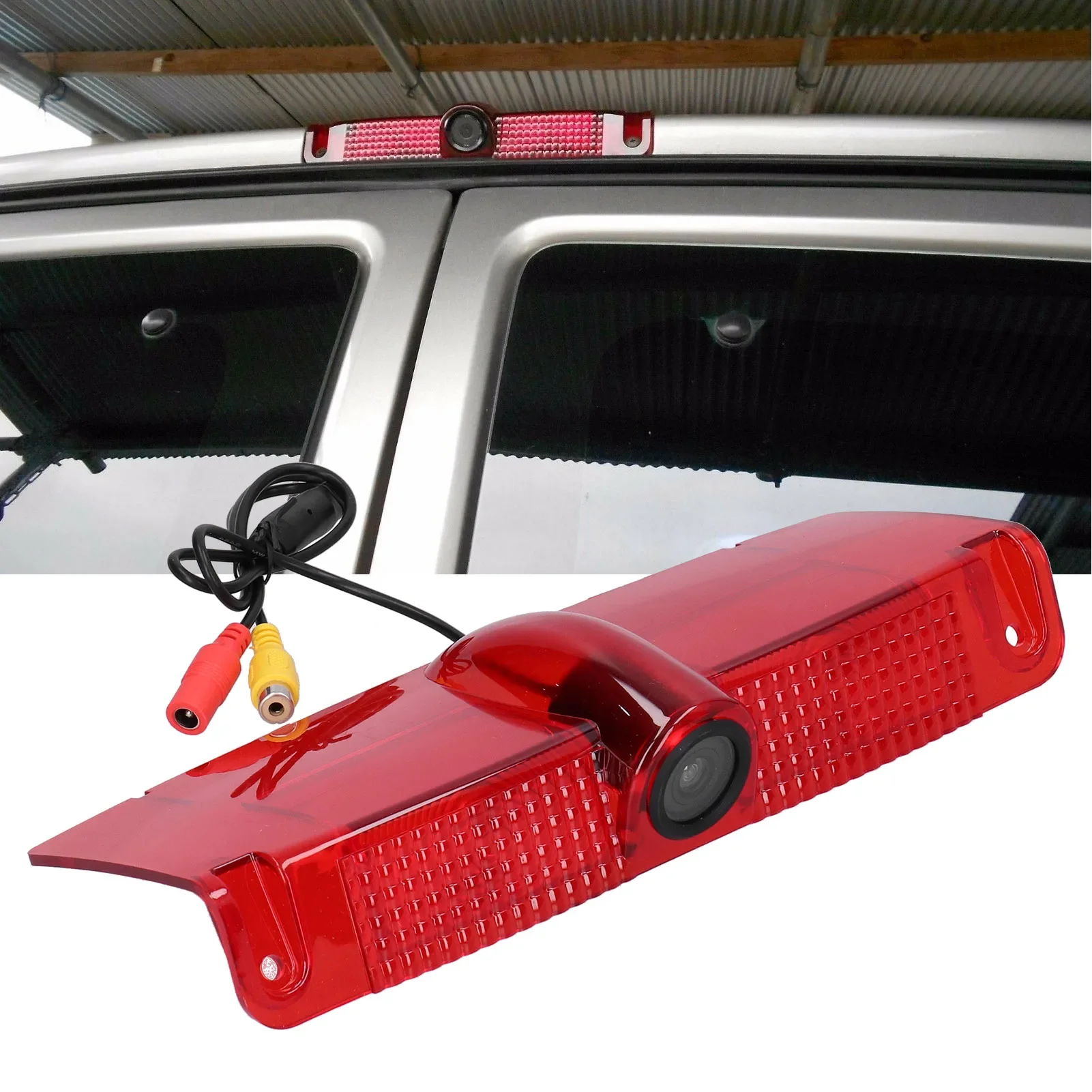 Car Rear View Camera 3rd Brake Light Position Mounted  For Chevy Express Van GMC Savana 2003-2017