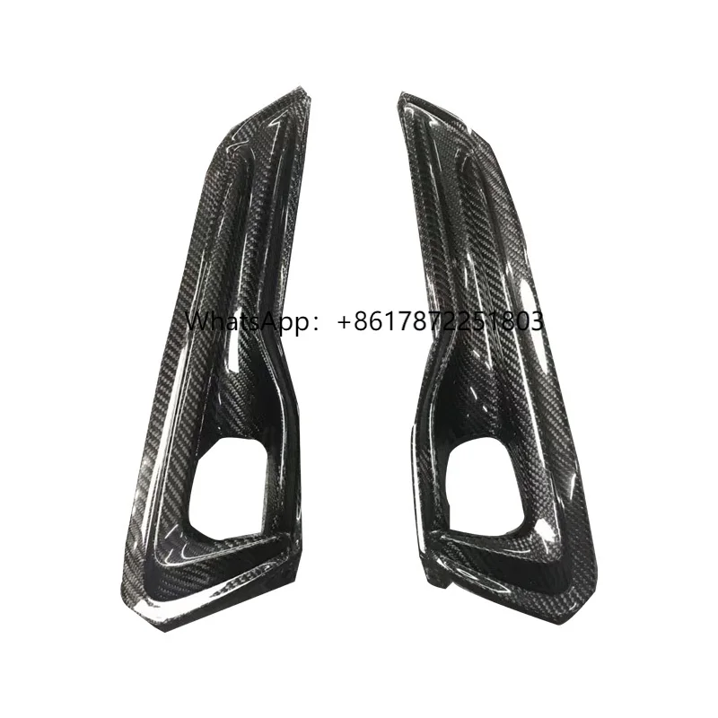 

CARBON FIBER FRONT BUMPER FOG LAMP COVER for INFINITI Q60 Foglights Frame
