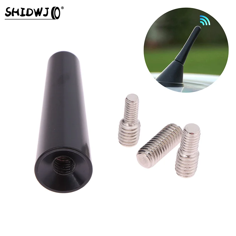 Universal 5CM Length Mini Car Roof Antenna With Screws Strong Radio Car Roof Fixer Universal Car Radio Aerial Accessories