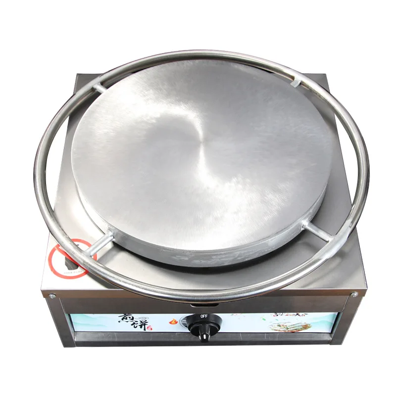 Stainless Steel Commercial Gas Crepe Maker Crepes and Pancake Baking Machine Chapati Tortilla Making Machine