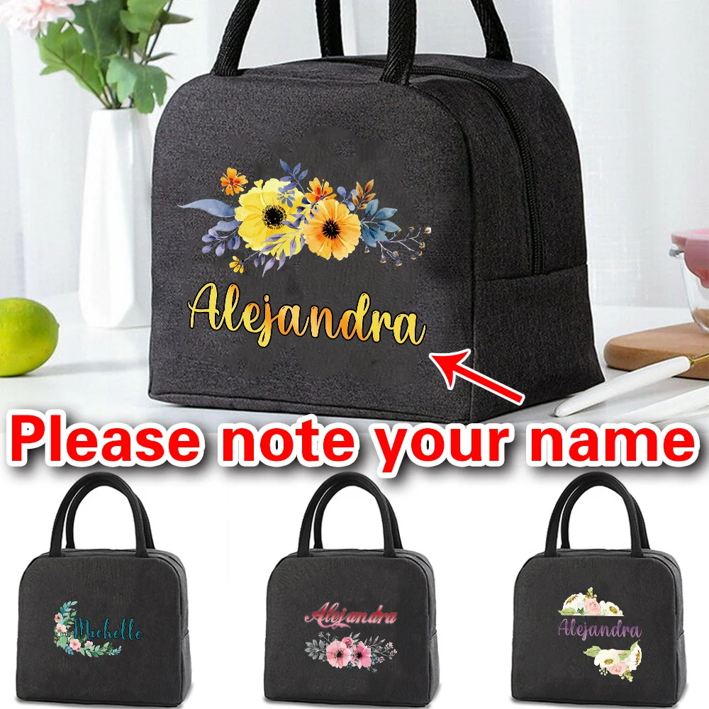 

Personalized Customized Fashion Insulated Lunch Bag Is Portable and Suitable for Offices and Schools.