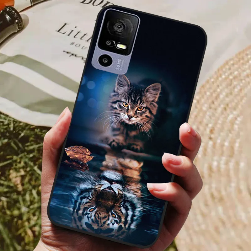 Phone Case For TCL 40R 5G Cases  Soft Silicone Cover For TCL 40 R 5G T771A Fashion Case TCL40R 40R Coques Shockproof Shell