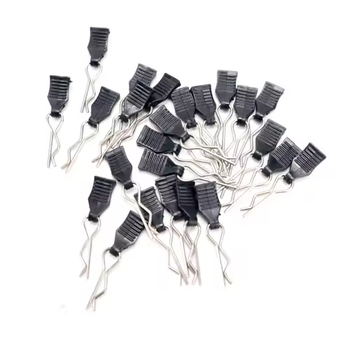 12 Pcs RC Car Body R-Type Clips Body Shell Fastener Fixing Clamps for Remote Control Vehicle