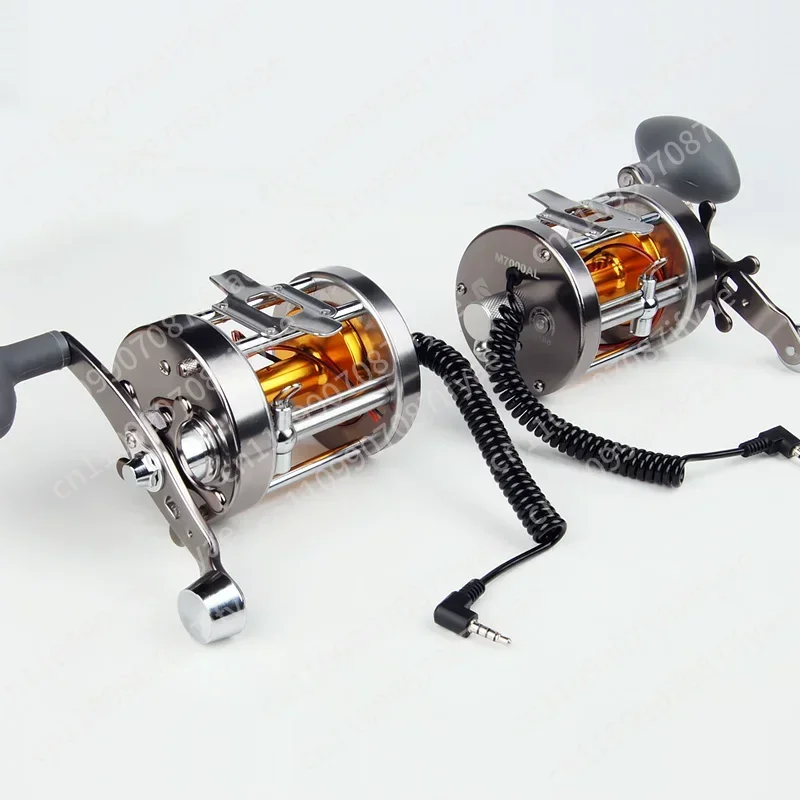Visual Anchor Fishing Wheel 7000 Full Metal 9000 Fishing Wheel Fish Finder Long Throw Wheel