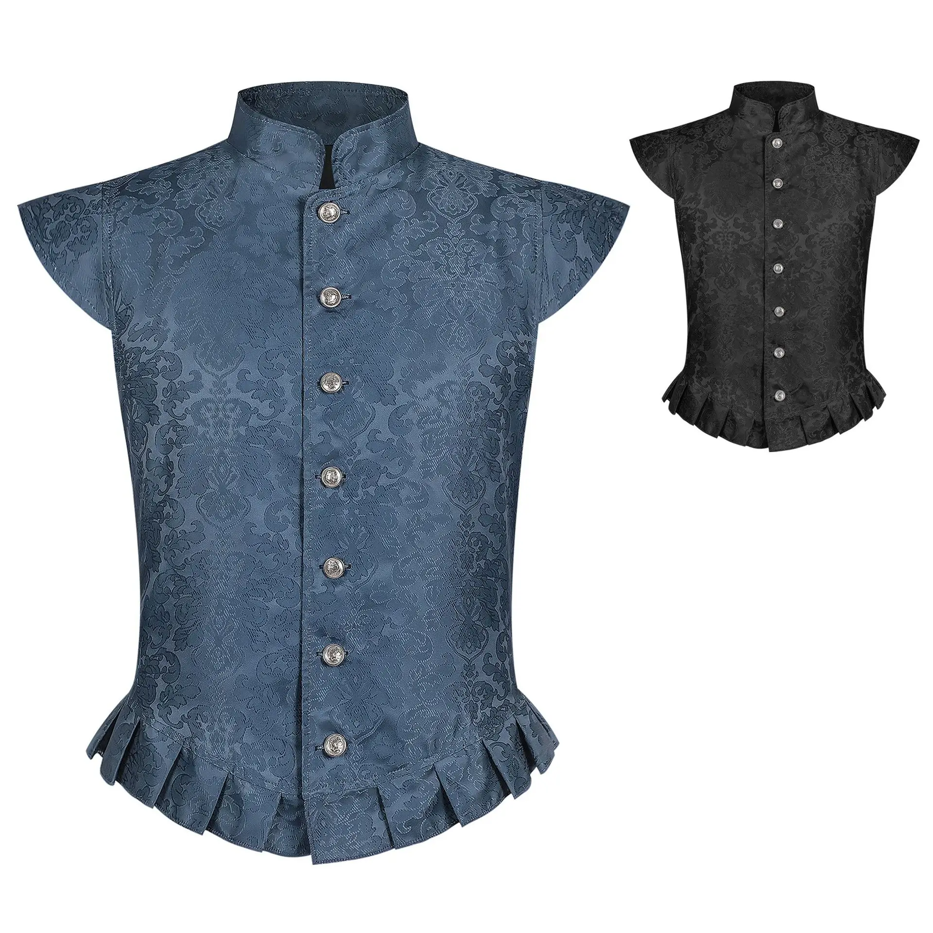 vintage-men's-jacquard-vest-medieval-dark-pattern-fabric-gorgeous-elegant-sleeveless-waistcoat-for-halloween-party-cosplay-adult