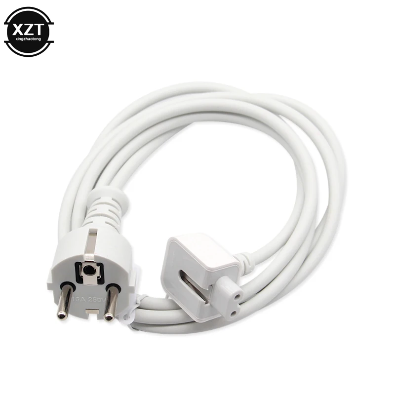 Adaptador de corriente de CA con enchufe europeo para Apple MacBook Pro, Cable de carga de extensión de 1,8 M, 6 pies, adaptador de Cable de alimentación para cargador de ordenador portátil