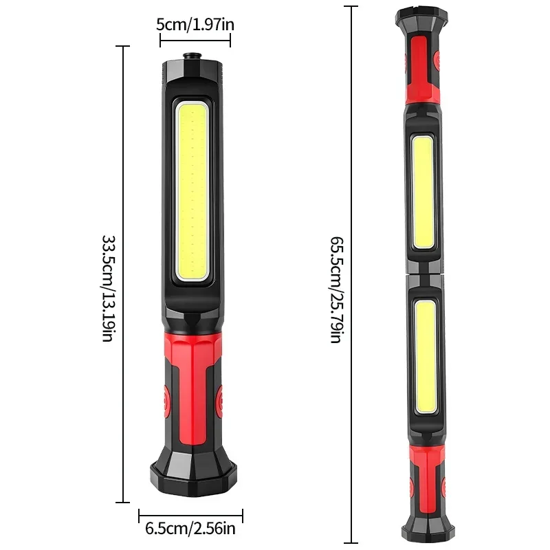 New machine repair lighting, auto repair work strip, bright light, multi-function charging, maintenance and inspection