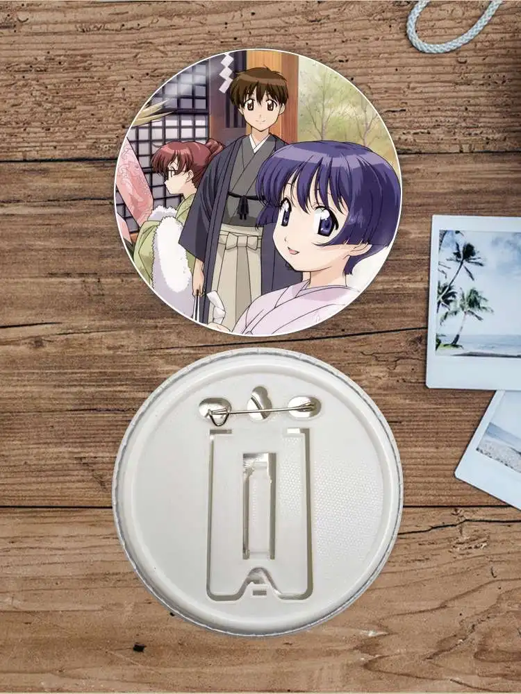 Ai Yori Aoshi Sakuraba Aoi لعبة أنيمي شخصية شارة بروش مرساة الأجهزة الطرفية دبوس 58 مللي متر لتقوم بها بنفسك تلميذ قبعة موضة Fandom