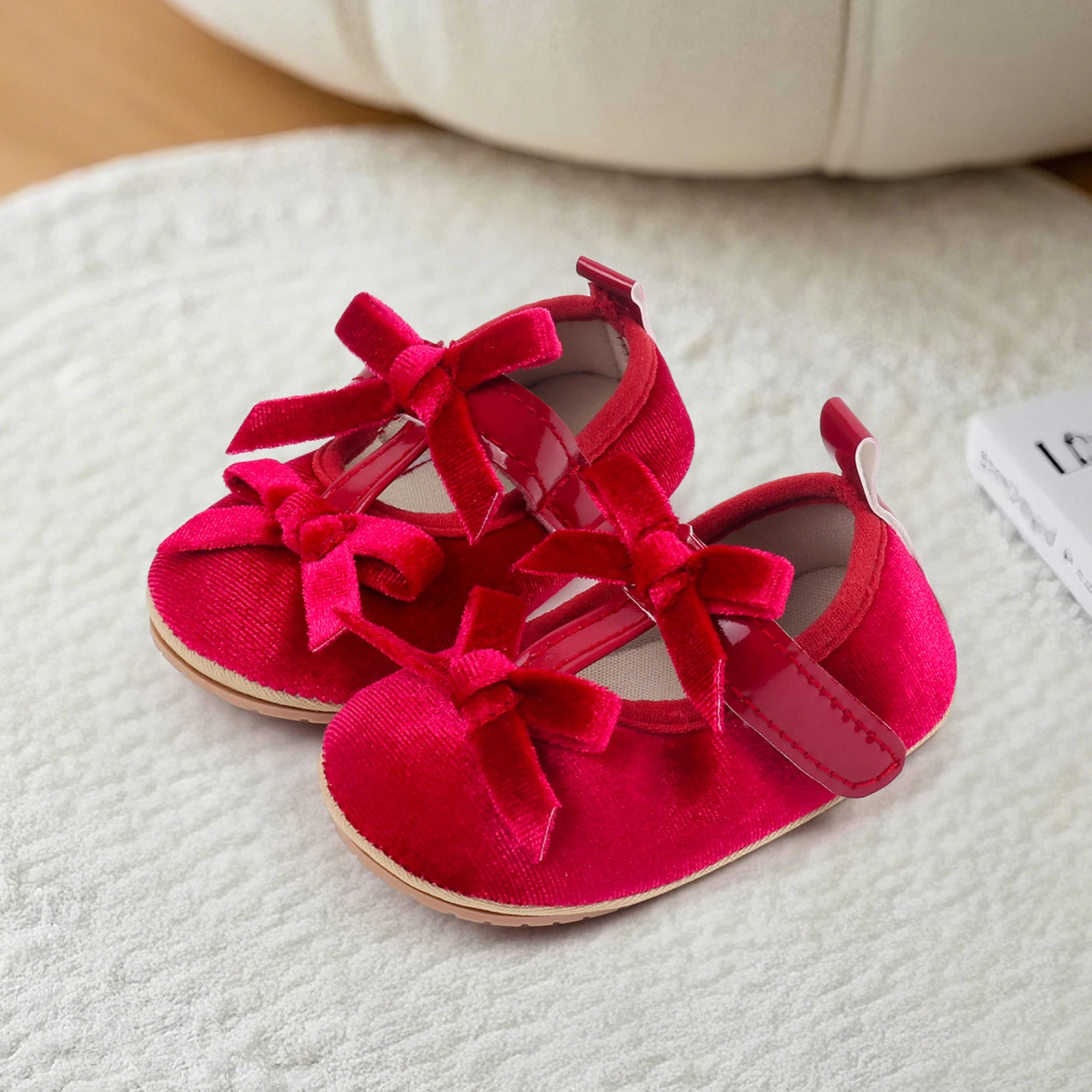 

Туфли принцессы Blotona для маленьких девочек, элегантные туфли с мягкой нескользящей подошвой для первых ходунков, обувь для малышей