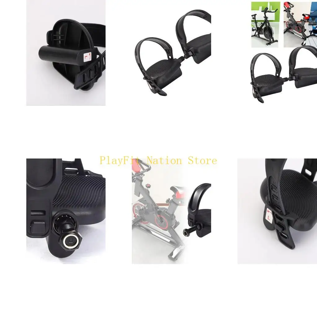 

242F 2 шт. педали для велотренажера в помещении, сменные педали для велотренажера слева и справа, педали для фитнес-велосипеда в