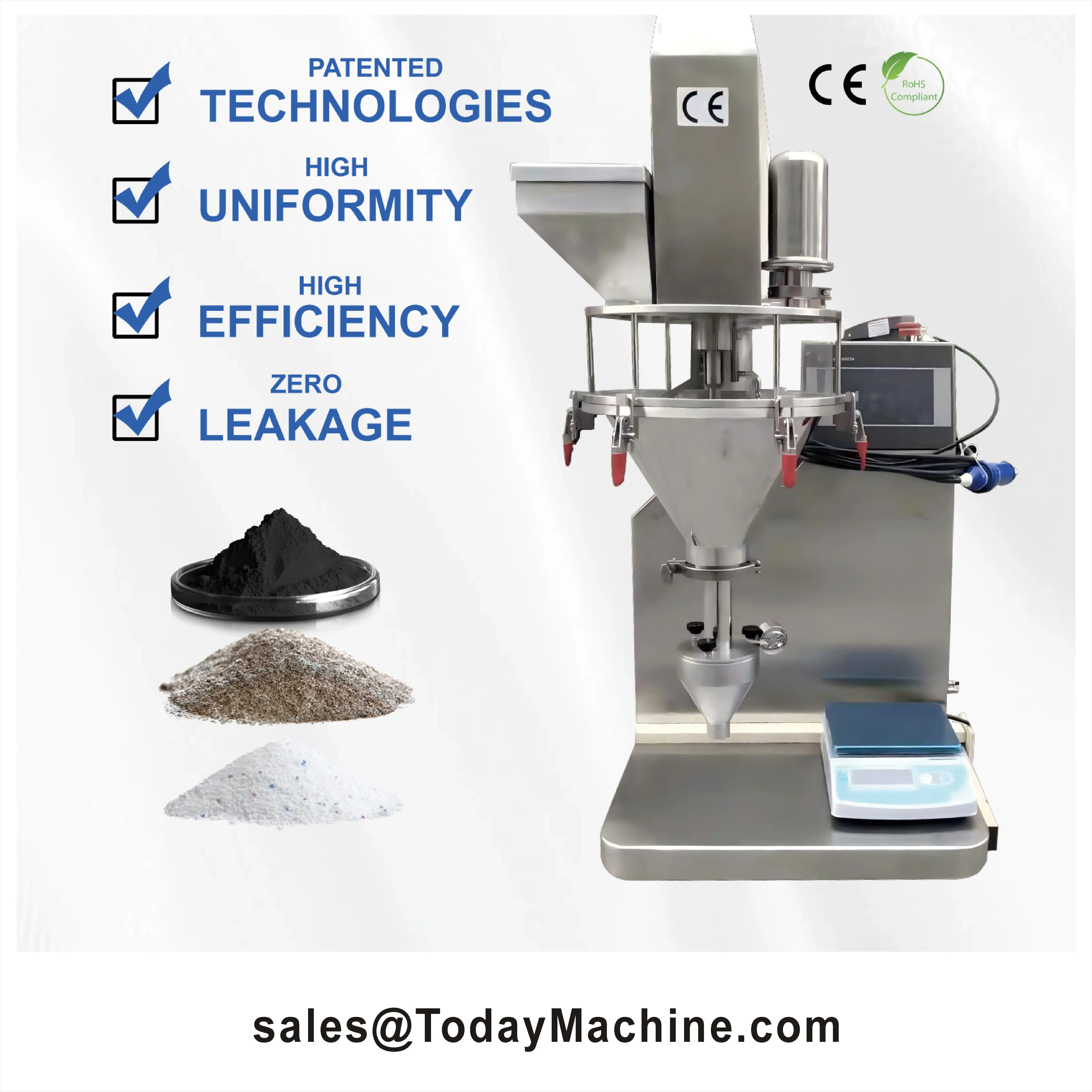 Semi-Automatic 1-100g High Quality Desktop Semi Automatic Multi Flavor Bottle Powder Filling Machine/Filler
