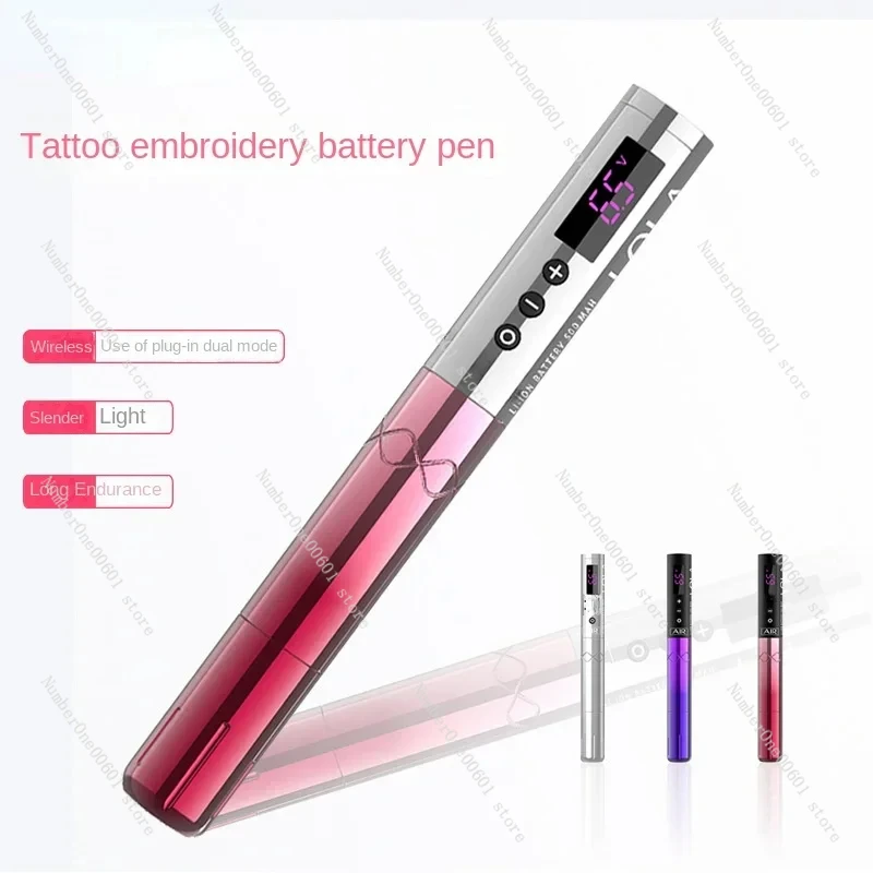 Tattoo Material Lola Air Eyebrow Tattoo Battery Pen Permanent Lip Coloring Eyeliner Beauty Tattoo Wireless Pen All-in-On Machine