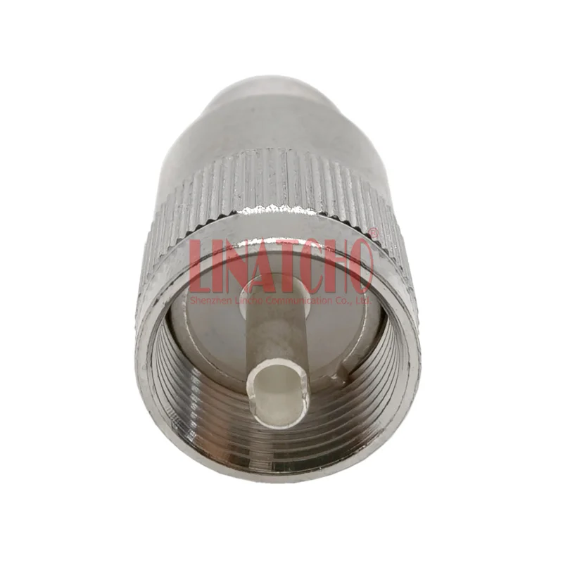 RG142 LMR195 RG58U Cable UHF Solder Plug PL259 Male Connector for VHF Radio and AIS Receivers