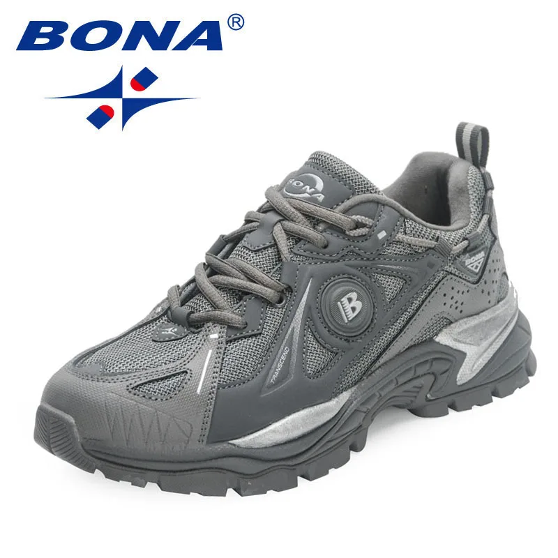 BONA 2023 New Designers Man Spo Anti-slip and wear-resistant Running Shoes Men Breathable Sneakers Outdoor Jogging Walking Shoes