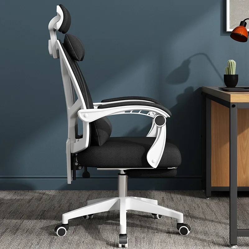 China Modern High Quality Big and Tall Swivel Chair Executive Mesh Ergonomic Office Chair with Footrest factory