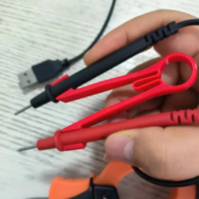Multimeter Probe Holder Test Meter Probes Clamping Tool Electrical Testing Power Supplies Ergonomic Repairing Accessories