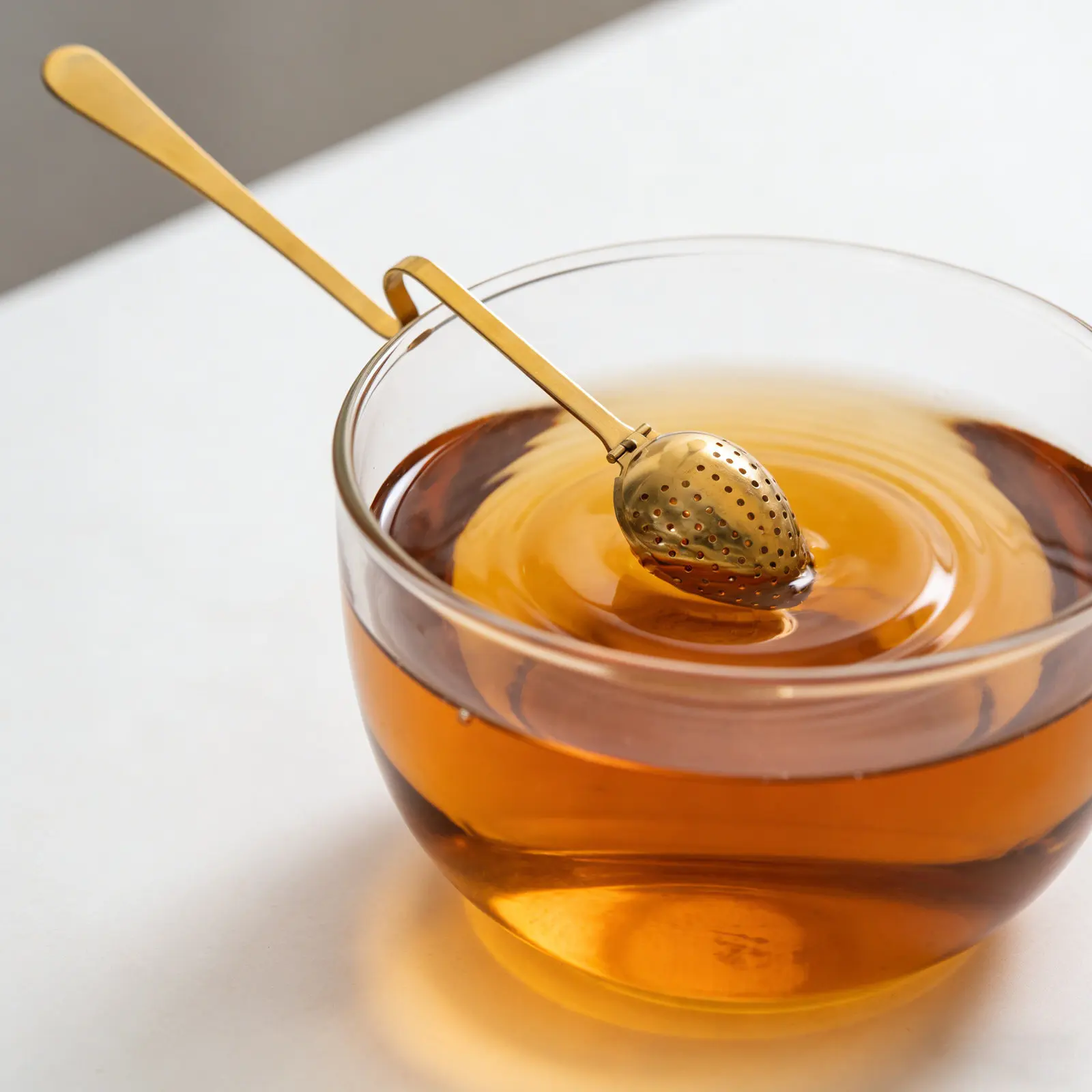 Stainless Steel Tea Infuser Mesh Strainer Spoon Long Handle Hanging Diffuser Loose Leaf Filter Tea Party Accessory