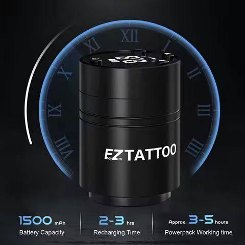 EZ Caster Battery One PCS of Wireless Cartridge Tattoo Machine Pen Battery LED Digital Display Endurance Battery Power 1500mAh