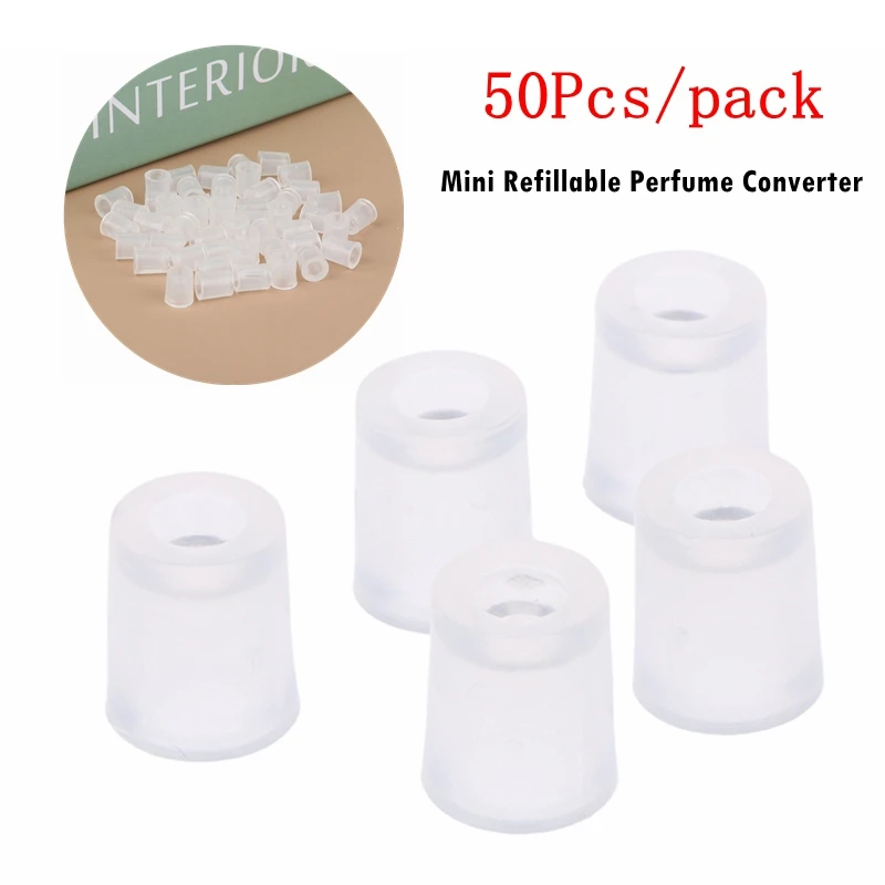 50Pcs/pack Mini Refillable Perfume Converter Perfume Dispenser Portable Refill Tool Perfume Dispenser Syringe Special Needle