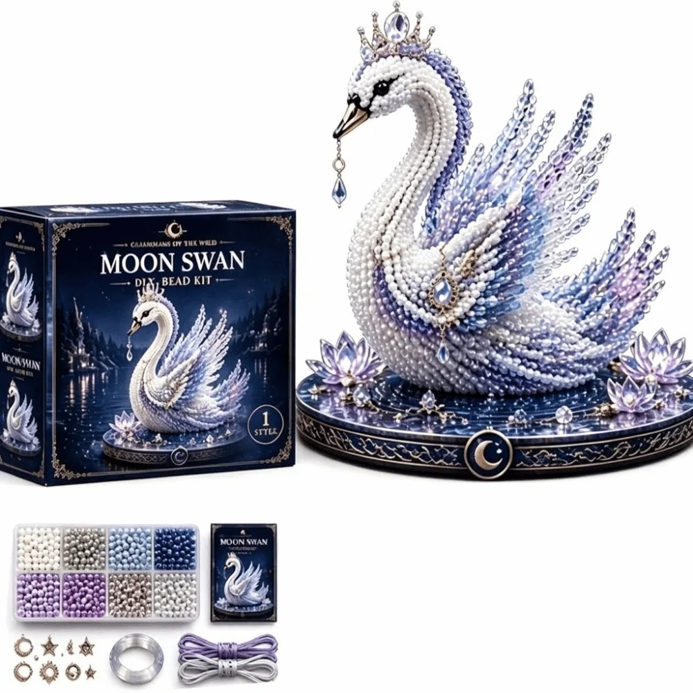 3D Design Animal Guardian Beading Kit Animal Shape Handmade DIY Beadwork Craft Kit Material Package with Colorful Beads