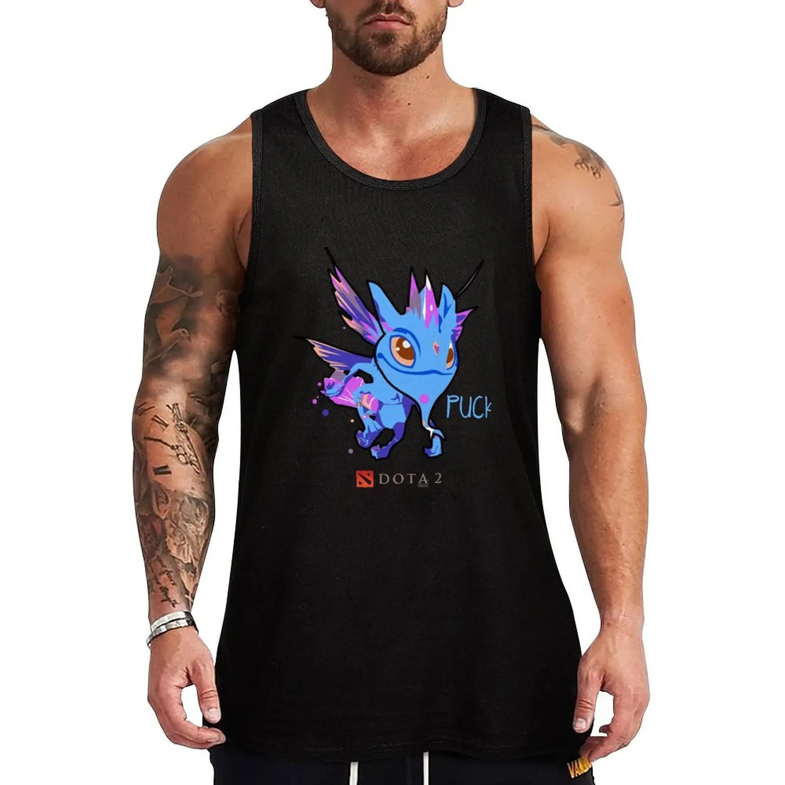Puck - Dota 2 Tank Top Comfort Basic Tank Top Cotton Sleeveless Daily Shirt