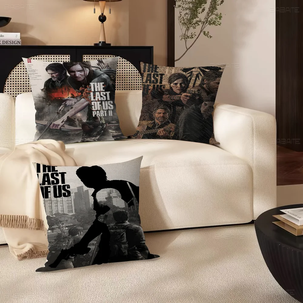 Hot The Last of Us Part 1 2 Pillowcase toon Gift Cushion Cover Bedroom Home Sofa Chair Seat Decor pillow case