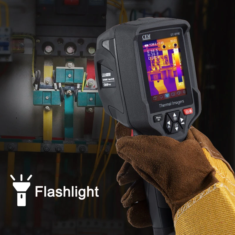 CEM DT-979E Industrial Thermal Imagers (-20°C-400°C,120x90) Thermal Imaging Camera