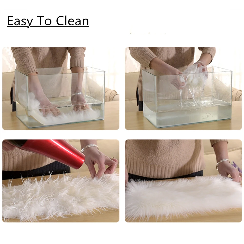 30*30 سنتيمتر الفاخرة الاصطناعي جلد الغنم لينة السجاد غطاء كرسي غرفة نوم الكلمة حصيرة مستديرة قابل للغسل السجاد غطاء كرسي ديكور المنزل