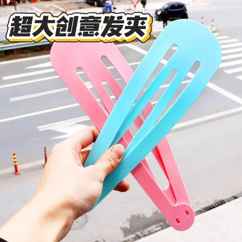 Oversized Teardrop Shaped Hair Clips INS Style Bangs Holding Clips Hairpin Stylish Practical Hair Bag Decor Gifts for Daily Life