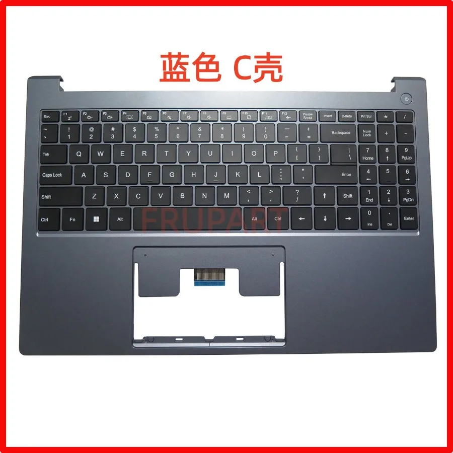 For Application, Acer Aspire S16-41-7GU1 N24JI4 Notebook C Case Black US Keyboard with Monochrome Backlight Without Touchpad