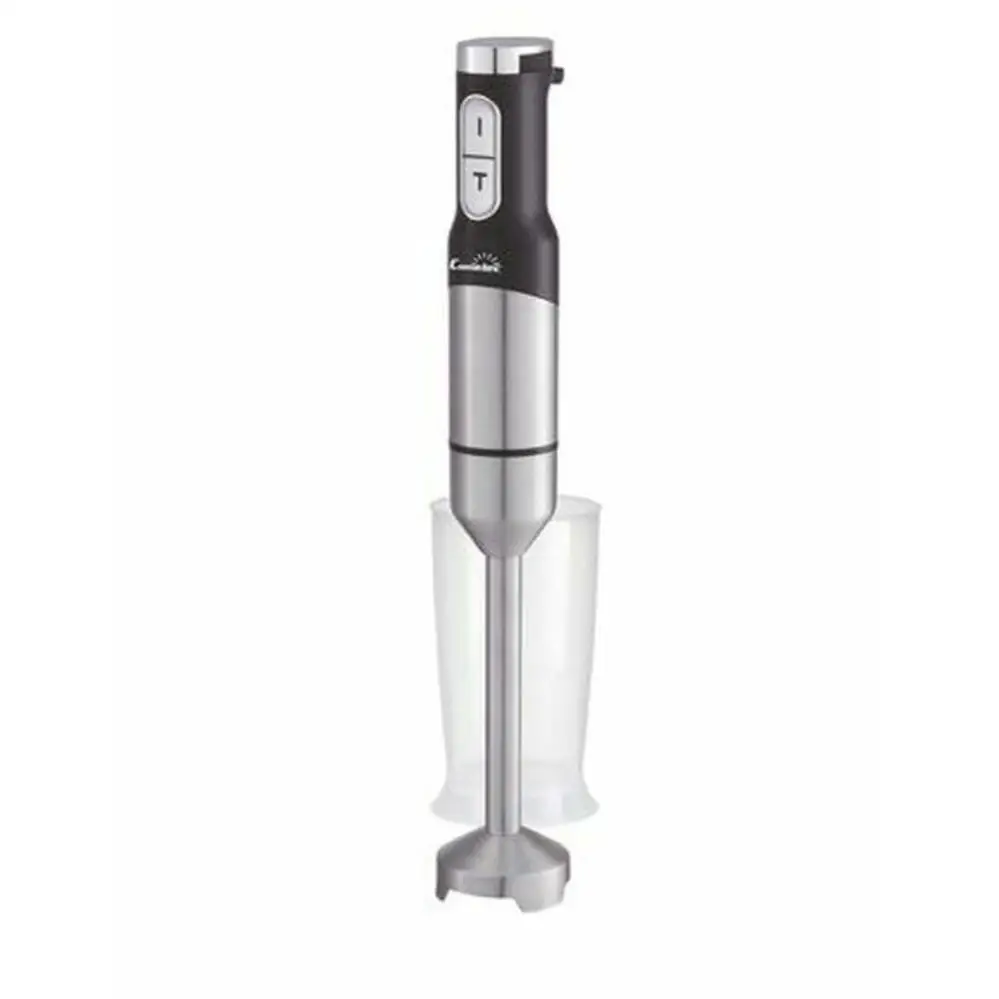 BATIDORA DE MANO MARCA COMELEC  - MODELO BV1500 - POTENCIA  1500W - MATERIAL INOX TITANIO -  INCLUYE VASO - MEZCLADOR DE COMIDA